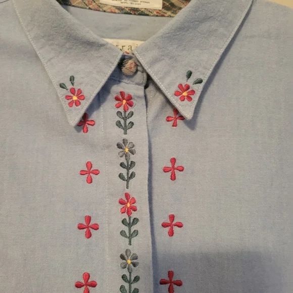 Grandmacore Vintage Portraits by Northern Isles Hand Embroidered 100% Cotton - Picture 5 of 6